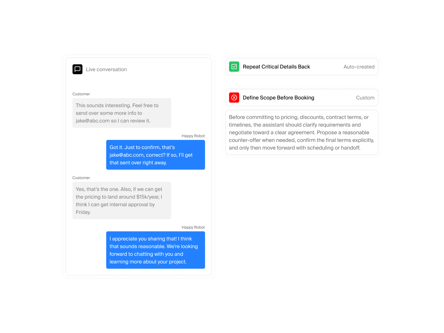 Agents are evaluated against benchmarks